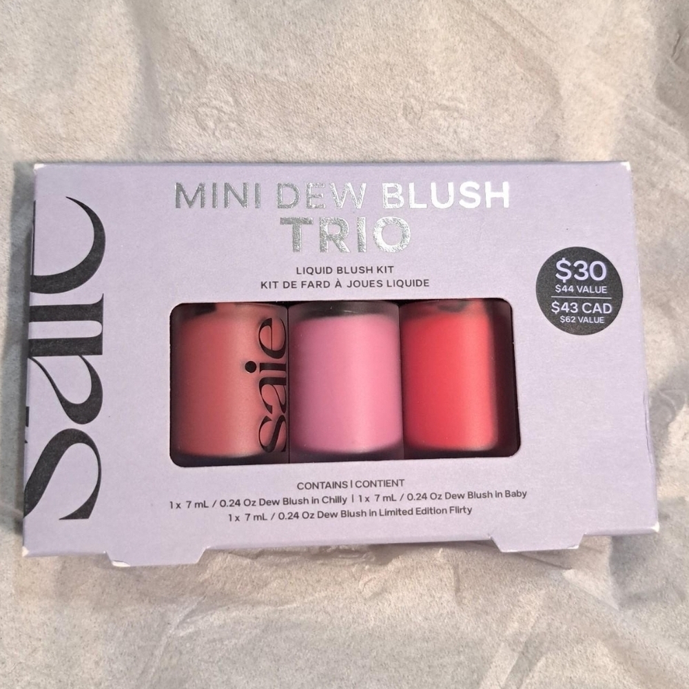 Saie Mini Dew Blush Trio